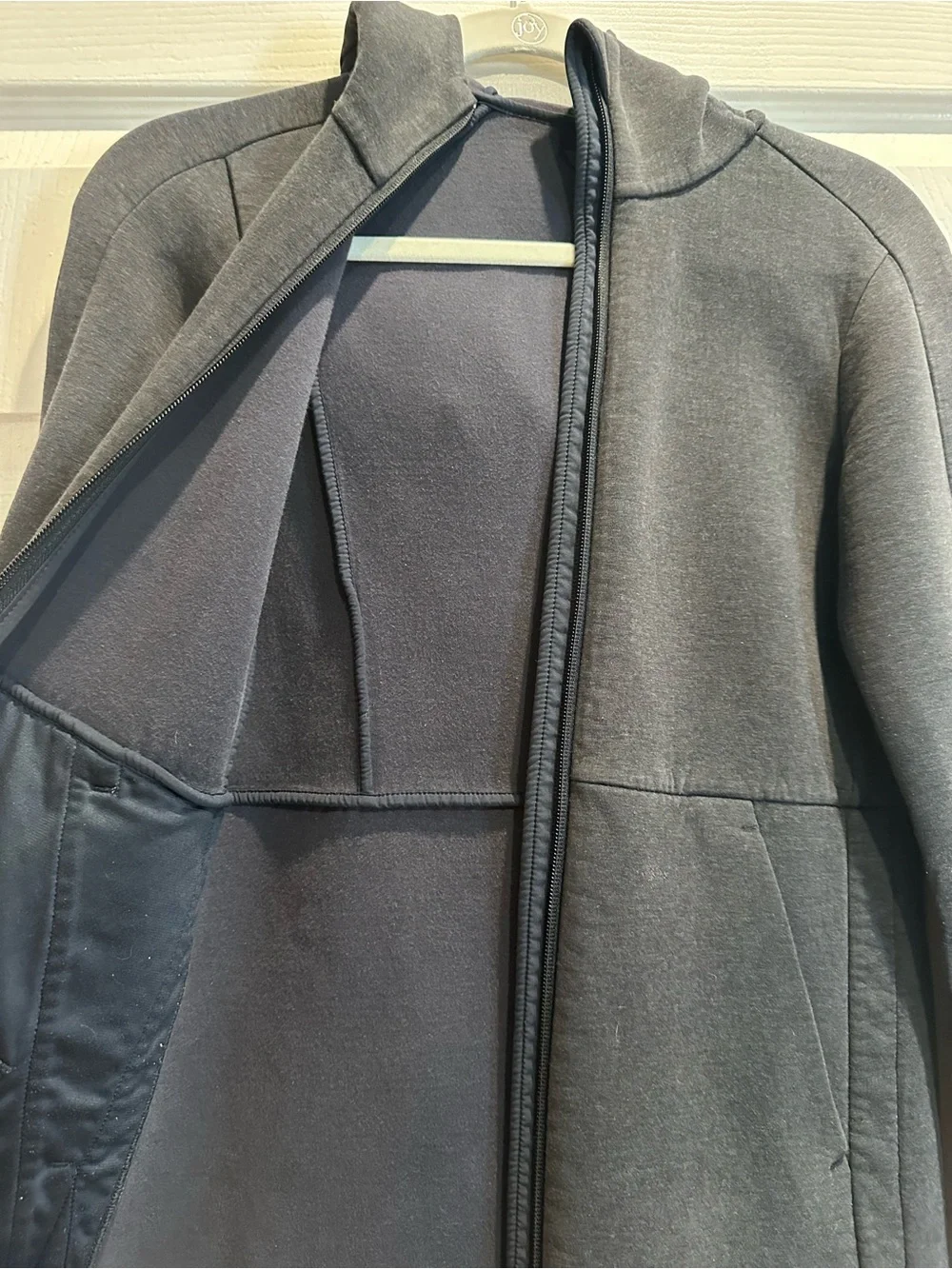 lululemon athletica Charcoal Dark Blue Full-Zip Hoodie